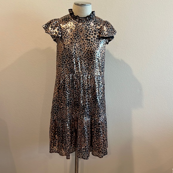 Leopard Sequin Dress - Picture 1 of 5